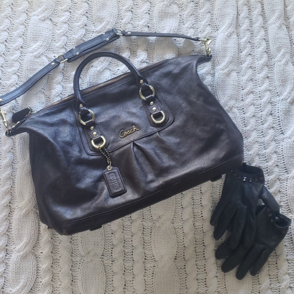 Authentic Coach satchel purse